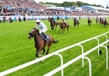 3BH3MAN Spiritual ridden by Robert Havlin on their way to winning the Princess Elizabeth Stakes during Derby Day of the Betfred Derby Festival at Epsom Downs Racecourse. Picture date: Saturday June 7, 2025.
